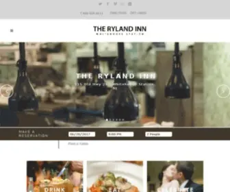 Rylandinnnj.com(The Ryland Inn) Screenshot
