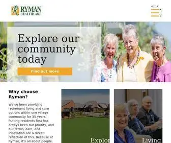 Rymanhealthcare.co.nz(Full Range of Retirement and Care Options) Screenshot