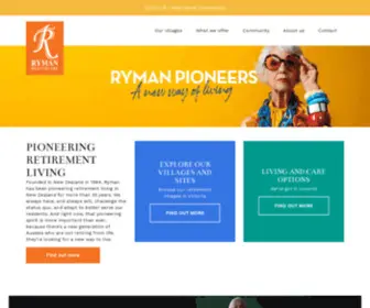 Rymanhealthcare.com.au(Comprehensive Range of Retirement and Care Options) Screenshot