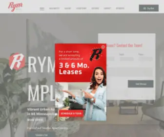 Rymapts.com(Furnished Minneapolis Apartments for Rent) Screenshot