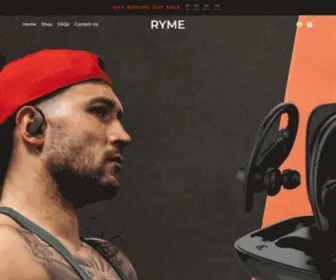 Rymeaudio.co.uk(Ryme Audio ProSport Wireless Earphones) Screenshot