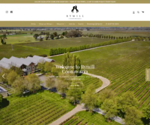 Rymill.com.au(Rymill Coonawarra) Screenshot