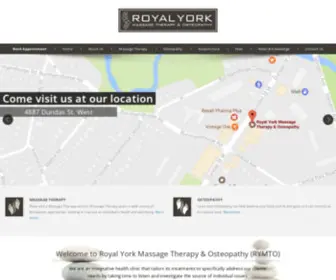 RYMT.ca(Royal York Massage Therapy) Screenshot