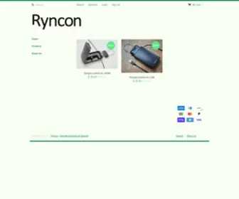RYncon.com(Create an Ecommerce Website and Sell Online) Screenshot