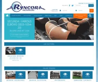 RYncor.com(Auctioneers) Screenshot