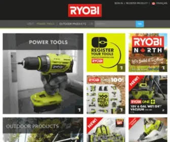 Ryobitools.ca(RYOBI specializes in making pro) Screenshot