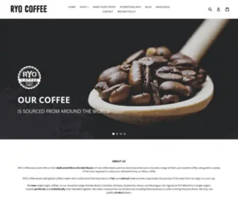 Ryocoffee.co.za(RYO Coffee) Screenshot