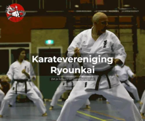 Ryounkai.nl(Nippon Bogu Karate) Screenshot