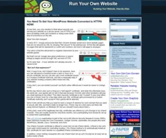 Ryowebsite.com(Run Your Own Website) Screenshot