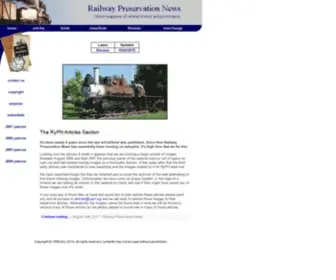 RYPN.org(Railway Preservation News) Screenshot