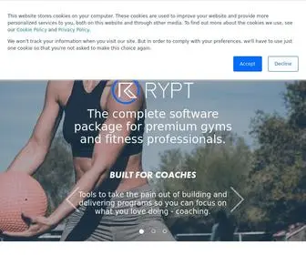 RYPT.app(RYPT's digital coaching platform) Screenshot