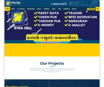 Ryracell.co.id(RYRA CELL Server Pulsa ALL Operator & PPOB) Screenshot