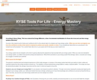 Ryse.com(RYSE Advanced Energy Training) Screenshot