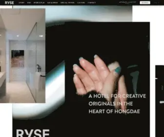 Rysehotel.com(라이즈) Screenshot