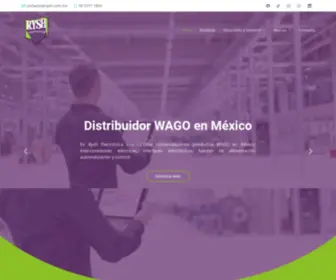 RYSH.com.mx(Distribuidor autorizado de productos Wago en Mexico) Screenshot