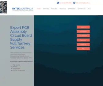 Rytek.com.au(PCB Printed Circuit Board Assembly) Screenshot