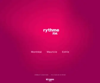 RYThmefm.com(Rythme FM) Screenshot