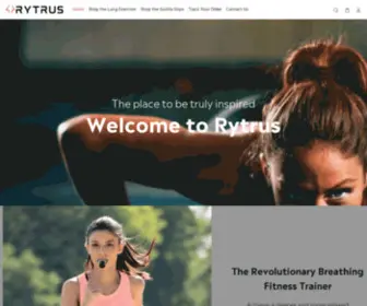 RYtrus.com(Rytrus brings you the only workout gears you'll ever need. Your mission) Screenshot