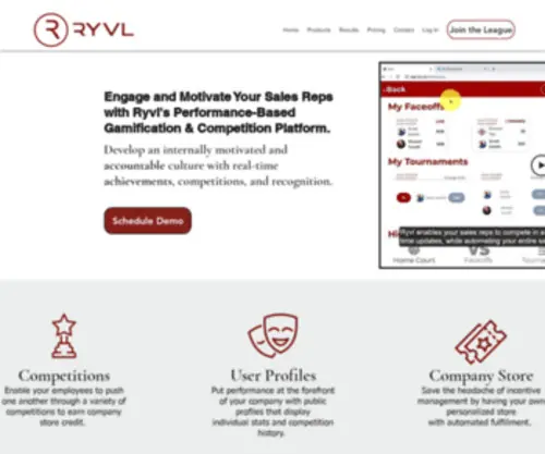 RYVL.io(Home) Screenshot