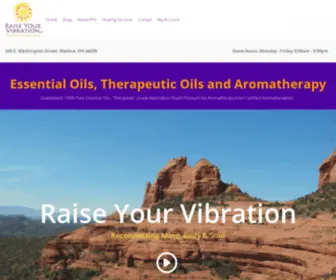 Ryvusa.com(Aromatherapy Products & Healing Services) Screenshot