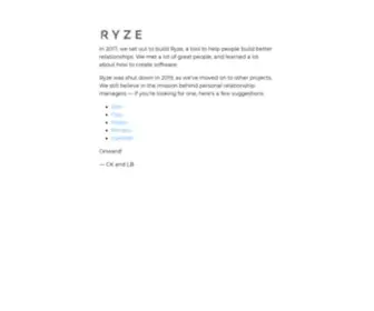 Ryzeapp.co(Ryze) Screenshot