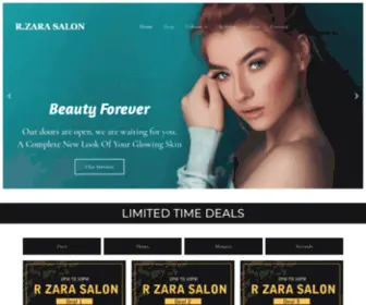 Rzarasalon.com(R.Zara Salon) Screenshot