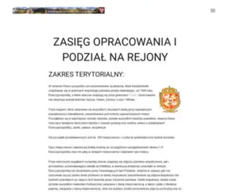 Rzecz-Pospolita.com(ZASIĘG OPRACOWANIA I PODZIAŁ NA REJONY) Screenshot