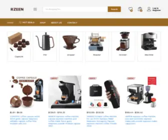 Rzeen.biz(Coffee equipment and supplies store) Screenshot