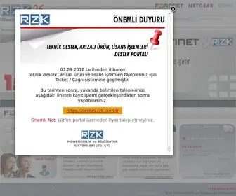 RZK.com.tr(Mühendislik) Screenshot