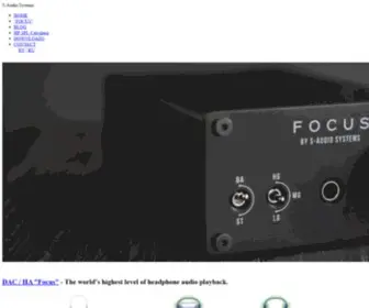 S-Audio.systems(  DAC / HA "Focus") Screenshot