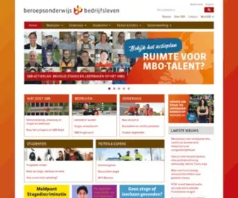 S-BB.nl(Samenwerkingsorganisatie Beroepsonderwijs Bedrijfsleven) Screenshot