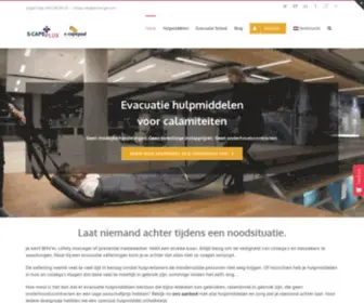 S-Capeplus.com(Evacuatie hulpmiddelen om mindervaliden te evacueren bij noodgevallen) Screenshot