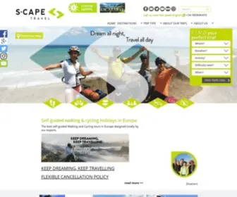 S-Capetravel.eu(S-cape Travel) Screenshot