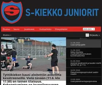 S-Kiekko.com(S-Kiekko Juniorit ry) Screenshot