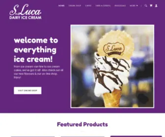 S-Luca.co.uk(Lucas Ice Cream Shop) Screenshot