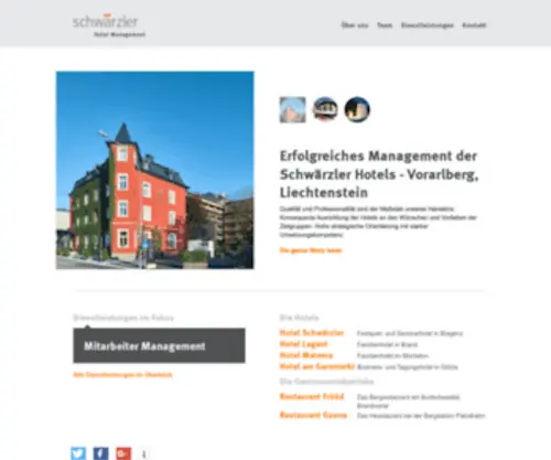 S-Management.li(Schwärzler Hotel Management) Screenshot