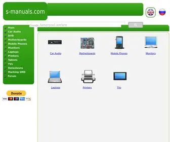S-Manuals.com(Service manuals) Screenshot