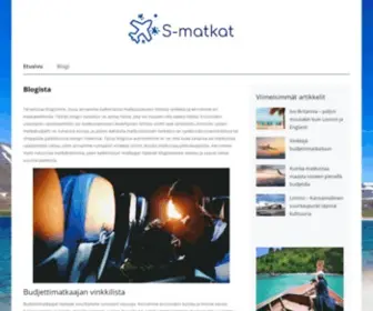 S-Matkat.fi(Tervetuloa blog) Screenshot