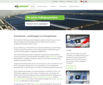 S-Power.de(Solarthermie für Privathaus) Screenshot