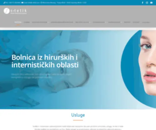 S-Tetik.com(Bolnica iz hirurških i internističkih oblasti) Screenshot