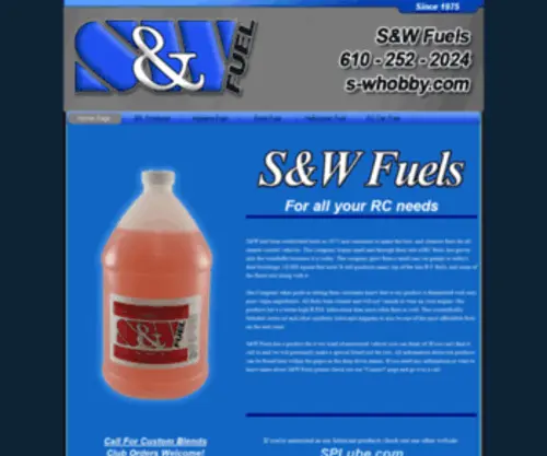 S-Whobby.com(S-W Fuels) Screenshot
