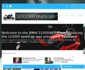 S1000Xrforum.com(S1000 Xrforum) Screenshot