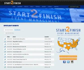 S2Fcharlotte.com(Start 2 Finish) Screenshot