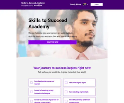 S2Sacademy.co.za(The Skills to Succeed Academy) Screenshot