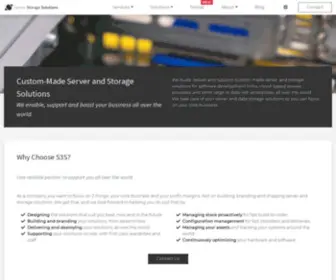 S3S.eu(Custom-Made Server and Storage Solutions) Screenshot
