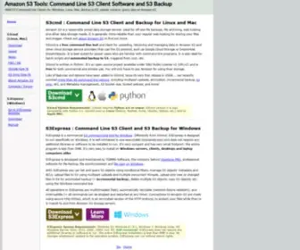 S3Tools.org(Amazon S3 Tools) Screenshot