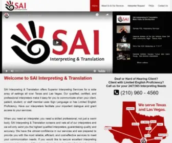 SA-Interpreters.com(SAI Interpreting & Translation) Screenshot