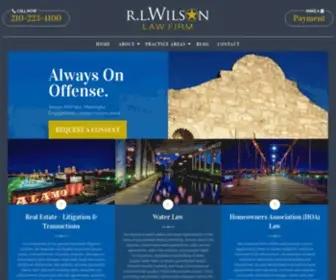 SA-Law.com(RL Wilson Law Firm) Screenshot