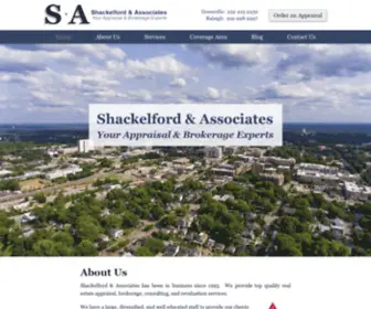 SA-Res.com(Shackelford & Associates Real Estate Appraisals in Eastern NC & The Triangle) Screenshot