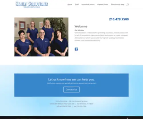 SA-Smilesolutions.com(Smile Solutions) Screenshot